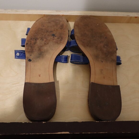 Sam Edelman Women's Bay Slide Sandal - Size 8 - Blue - Picture 3 of 7